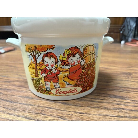 Campbell's Soup Stoneware Tureen/Bowl with Lid  1998 Houston Harvest - Picture 6 of 8